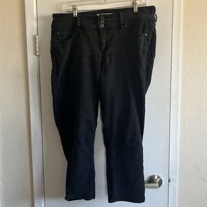 Torrid Black jegging crop jeans Size 14